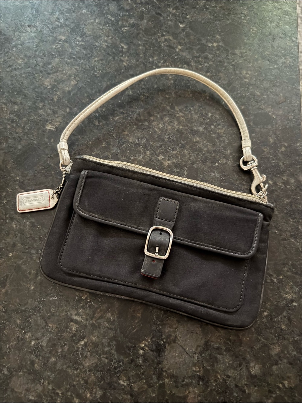 Coach Soho Buckle Leather Wristlet